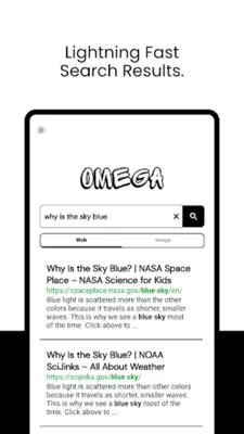 Omega Search™ android App screenshot 4